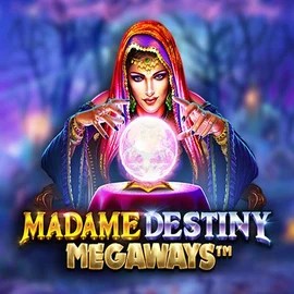 Madame Destiny Megaways online game logo by Pragmatic Play on epicbet-casino.fi